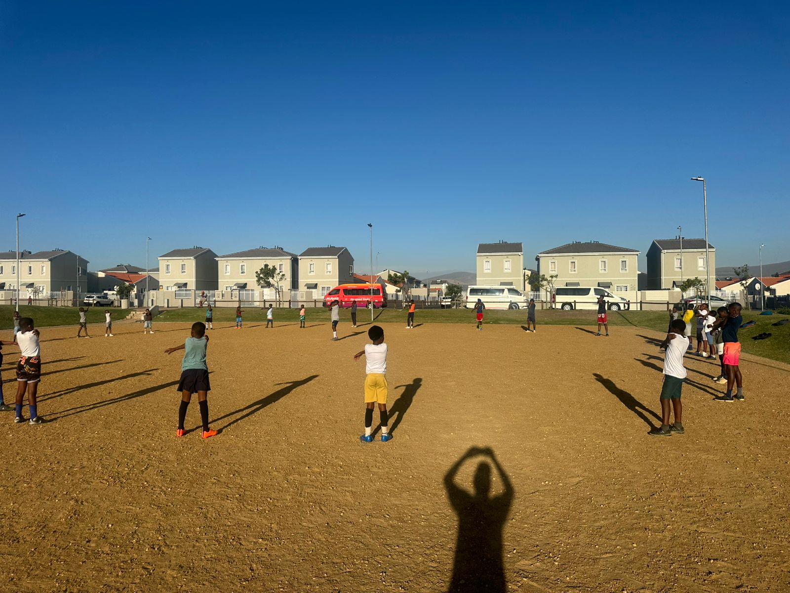 Football training session